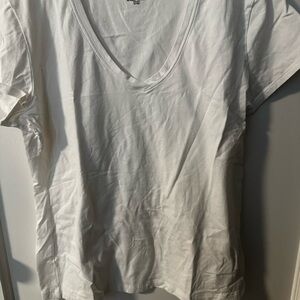 Banana Republic White Crewneck Tee